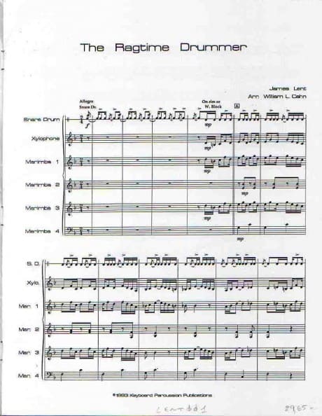 The Ragtime Drummer