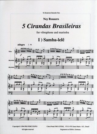5 Cirandas by Ney Rosauro