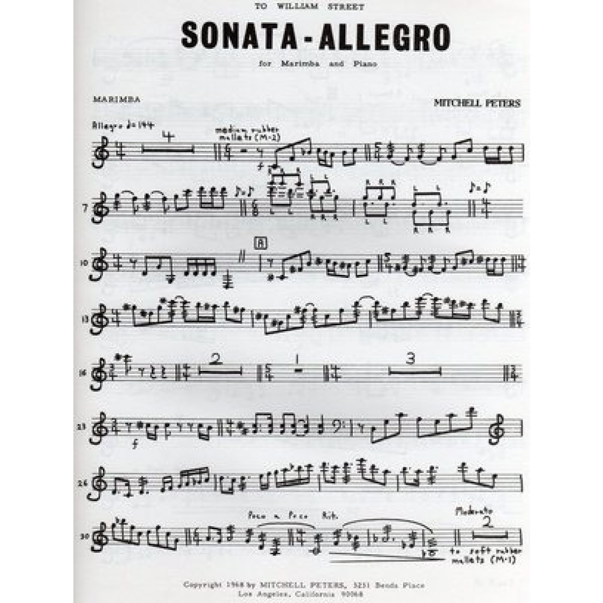 Sonata - Allegro by Mitchell Peters
