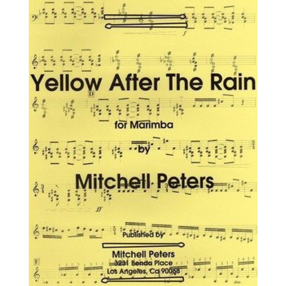 Yellow After The Rain by Mitchell Peters