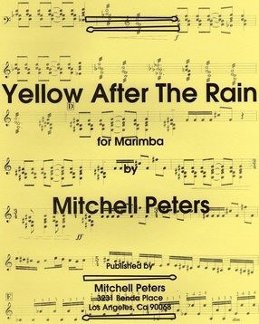 Yellow After The Rain by Mitchell Peters