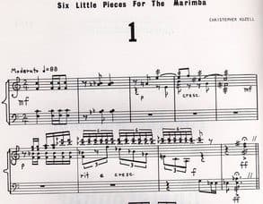 Six Little Pieces For The Marimba by Christopher Kuzell