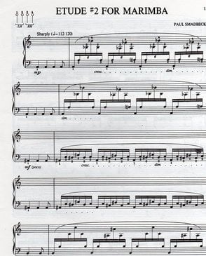 Etude No. 2 For Marimba