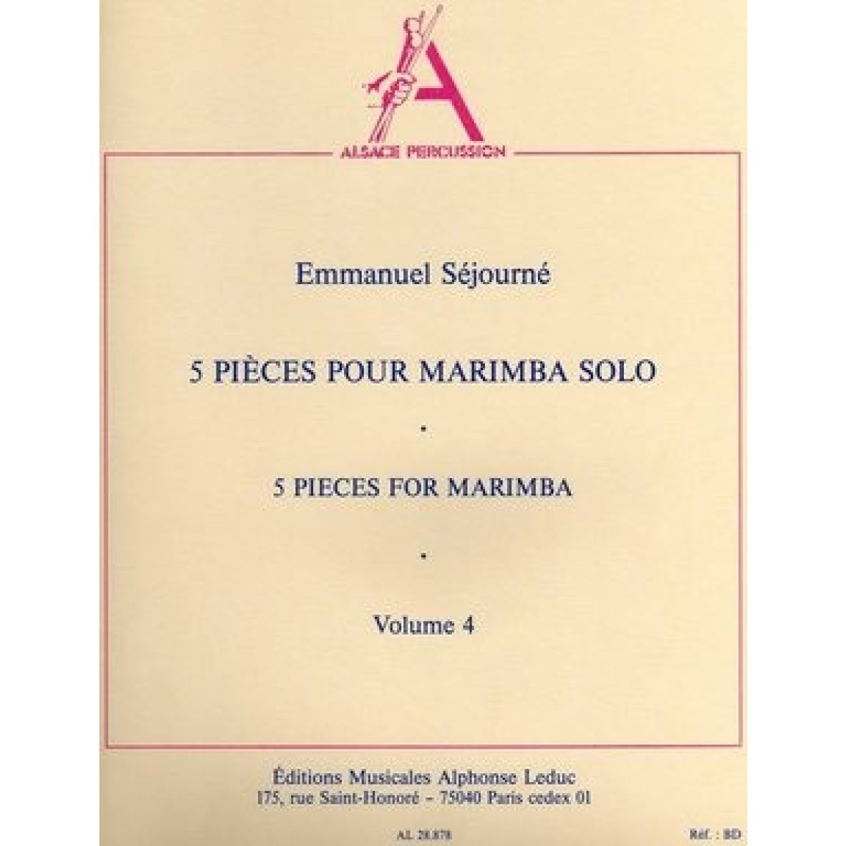 5 Pieces For Marimba