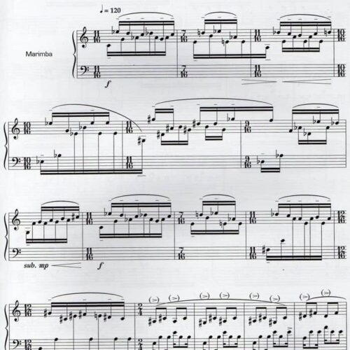 Four Rotations For Marimba III by Eric Sammut