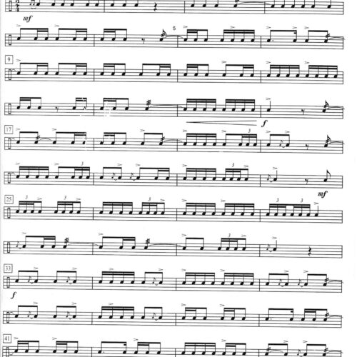 More Contest Solos For The Intermediate Snare Drummer
