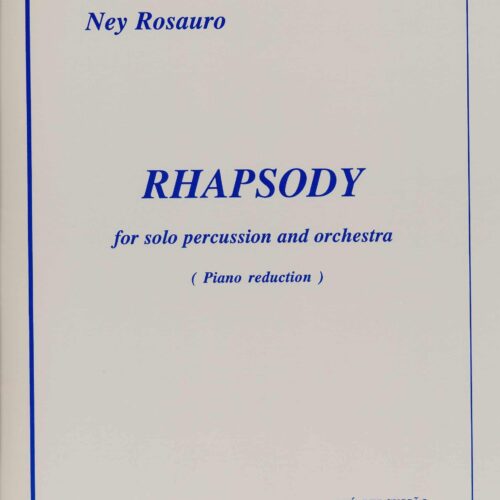 Rhapsody For Solo Percussion And Orchestra (piano Reduction)