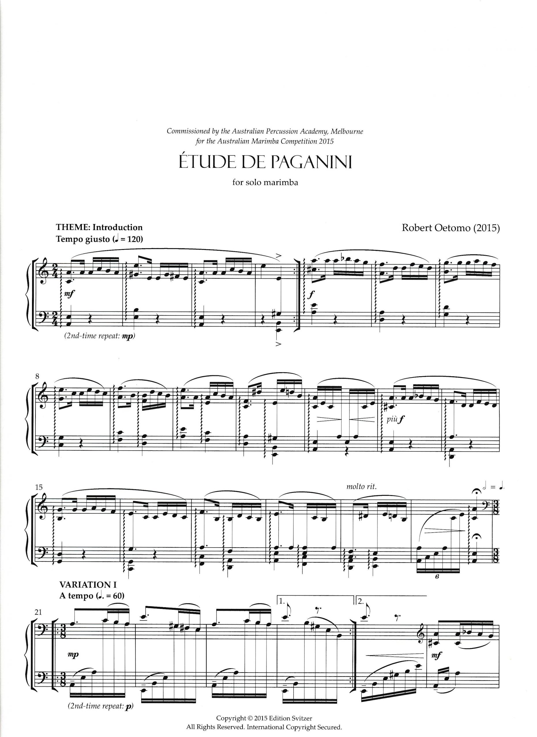 Etude de Paganini