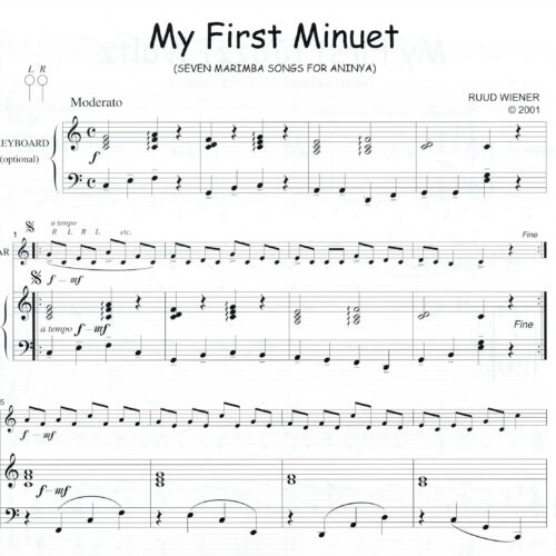 Seven Marimba Songs for Aninya