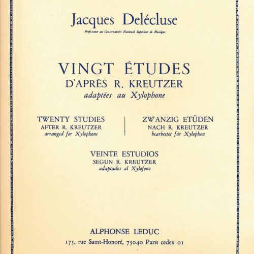 Twenty Studies After R. Kreutzer