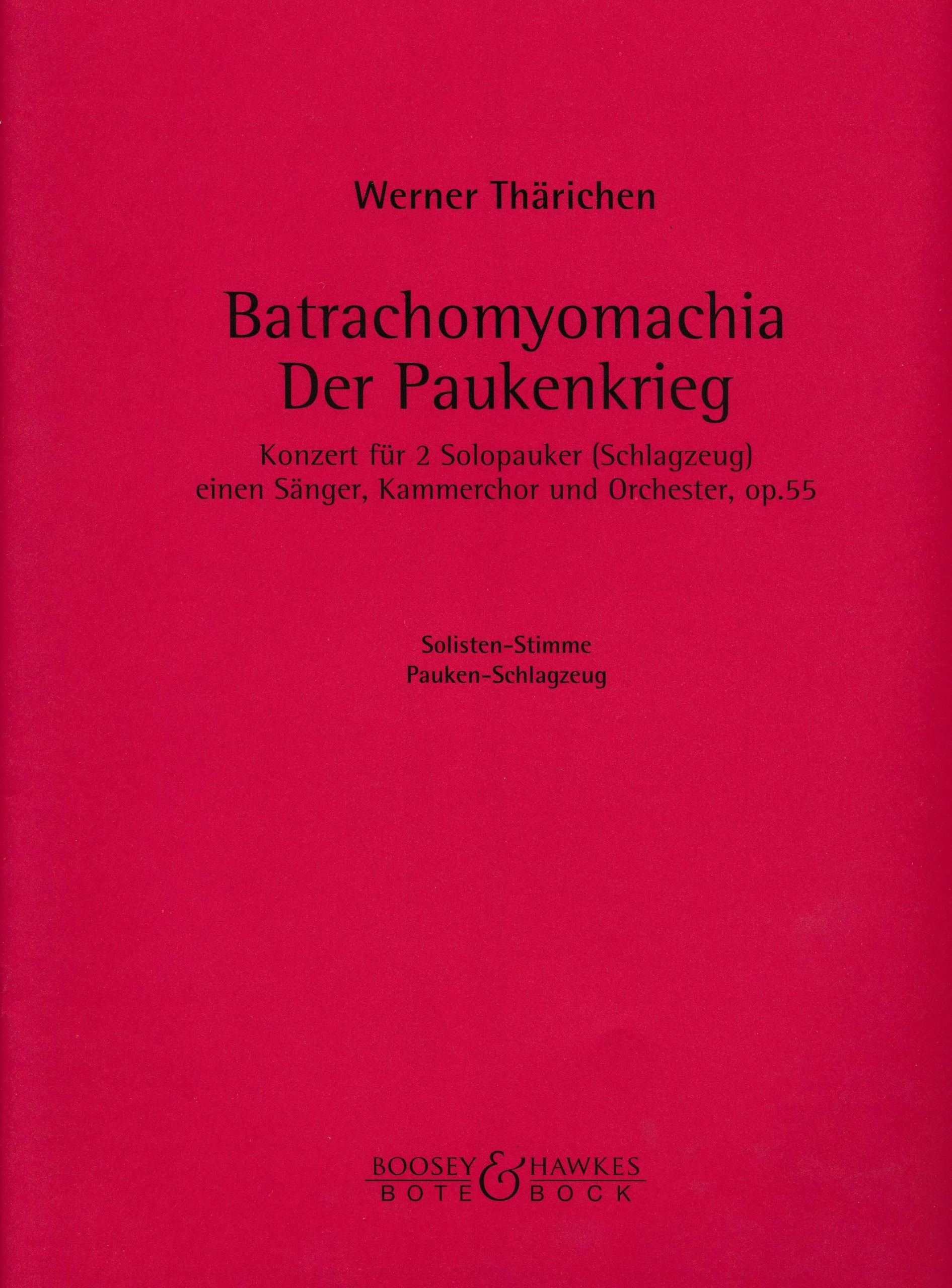 Der Paukenkrieg (Batrachomuomachia) op. 55