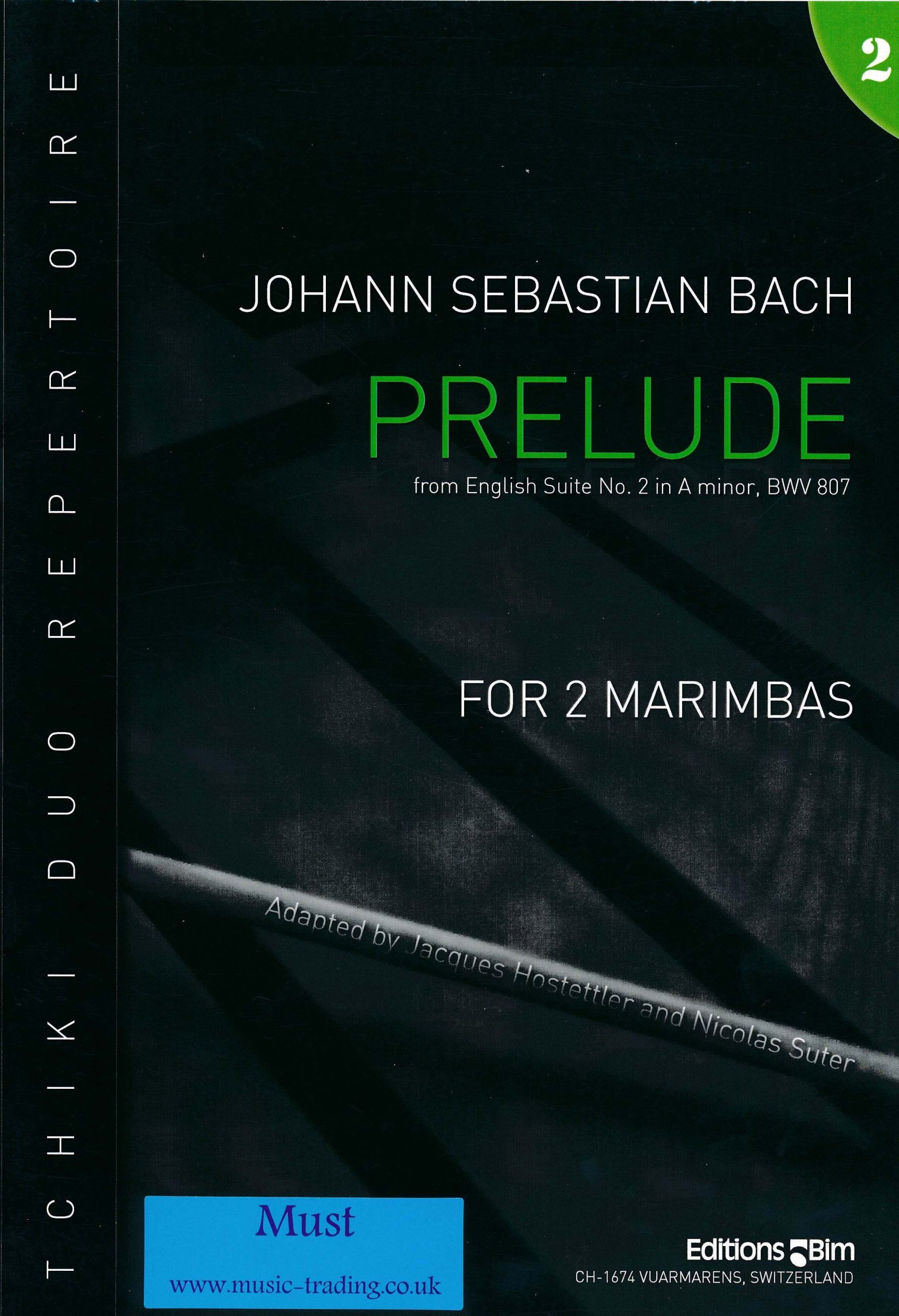 Prelude from English Suite no. 2 in A Minor