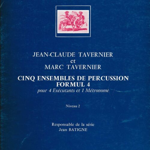 Cinq Ensembles de Percussion - Formul 4
