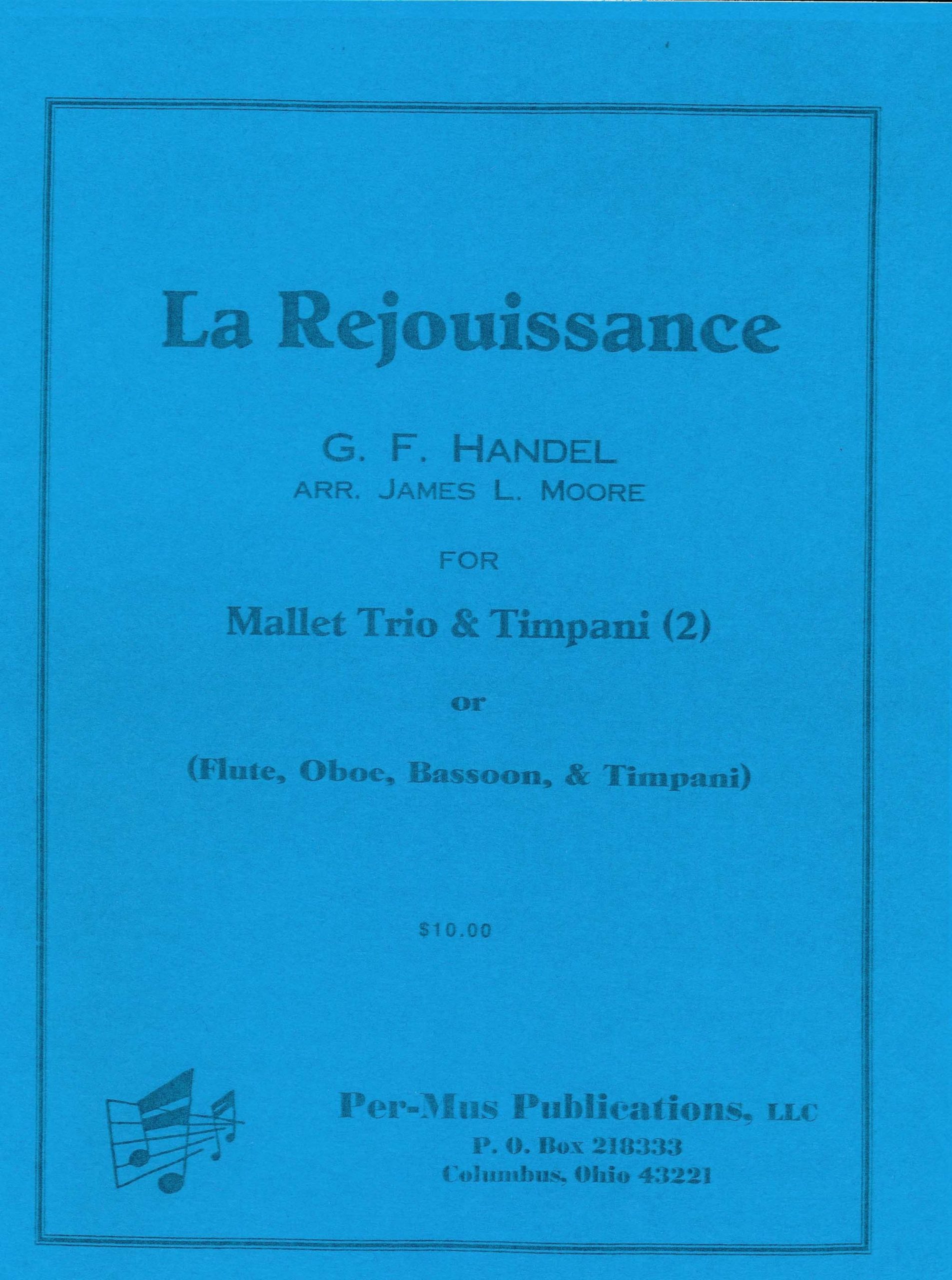 La Rejouissance by Handel arr. James Moore