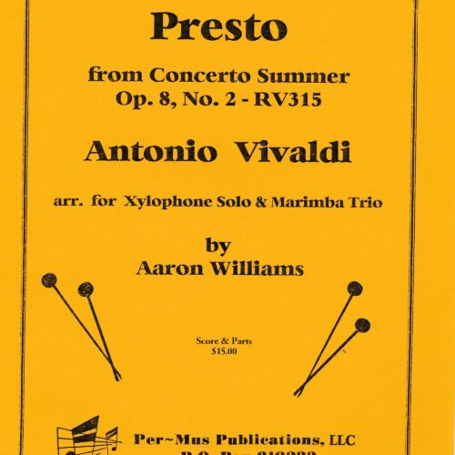 Presto from Concerto Summer op. 8, no. 2 by Vivaldi arr. Aaron Williams