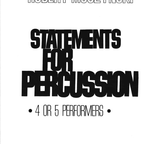 Statements For Percussion