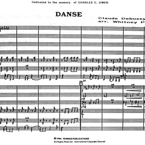 Danse by Debussy arr. Whitney Prince