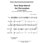 Two Step March for Percussion by Greg Hollowoway