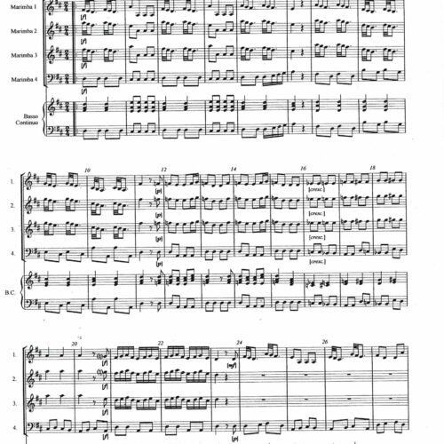Concerto in D Major by Vivaldi arr. Steven Mathiesen