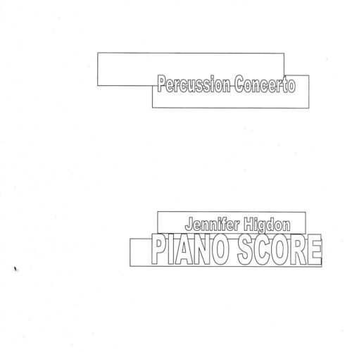 Percussion Concerto (piano red.)