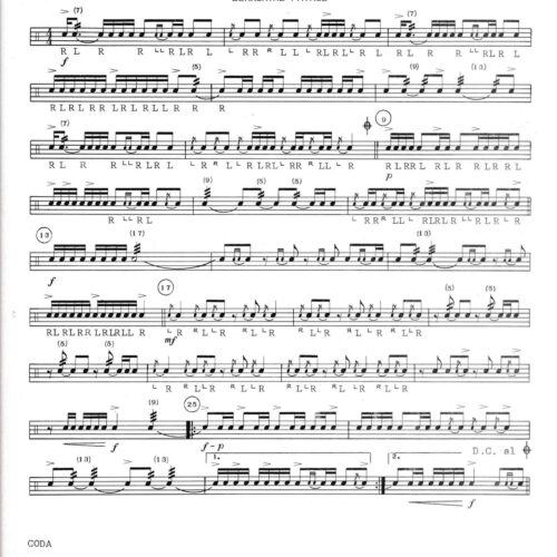 Intermediate Rudimental Solos For Snare Drum