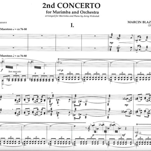 2nd Concerto for Marimba and Orchestra (Piano Red)