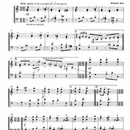 Jubilee for Marimba Solo