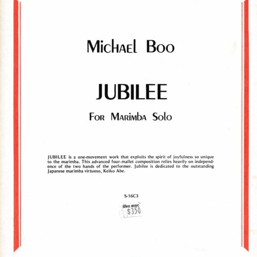 Jubilee for Marimba Solo