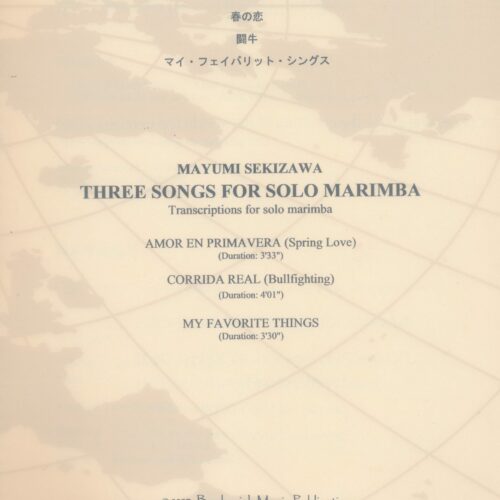 Three Songs for Solo Marimba