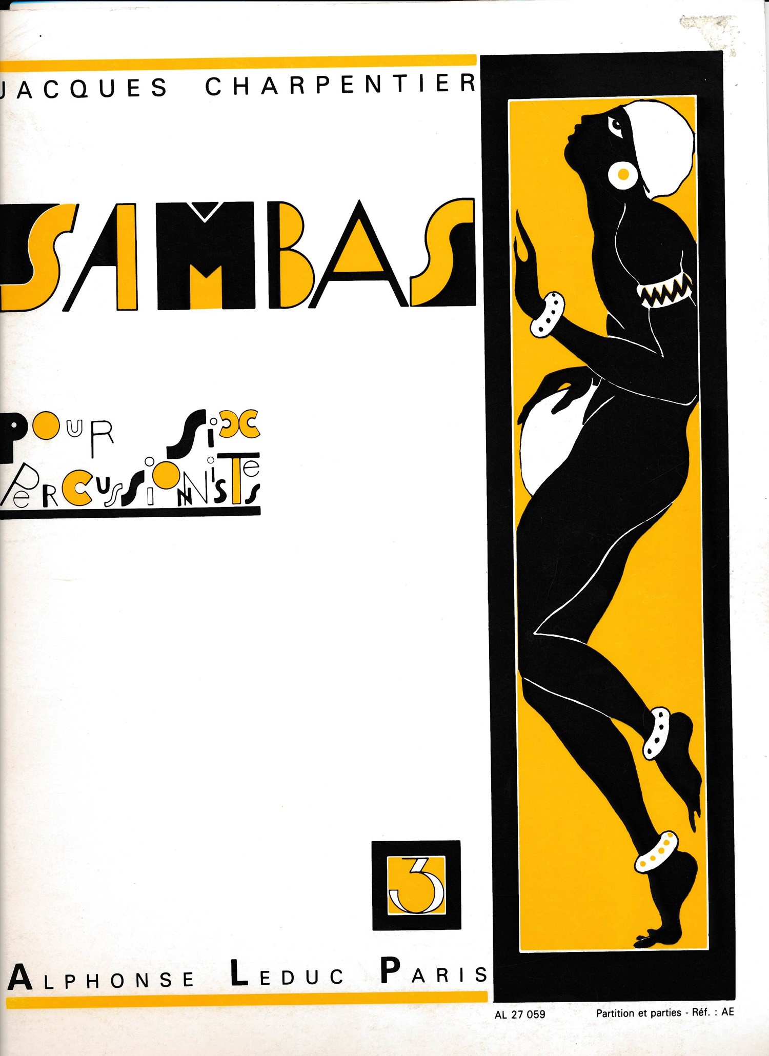 Sambas for six Percussionists - no. 3 (Out of Print - Last Copy)