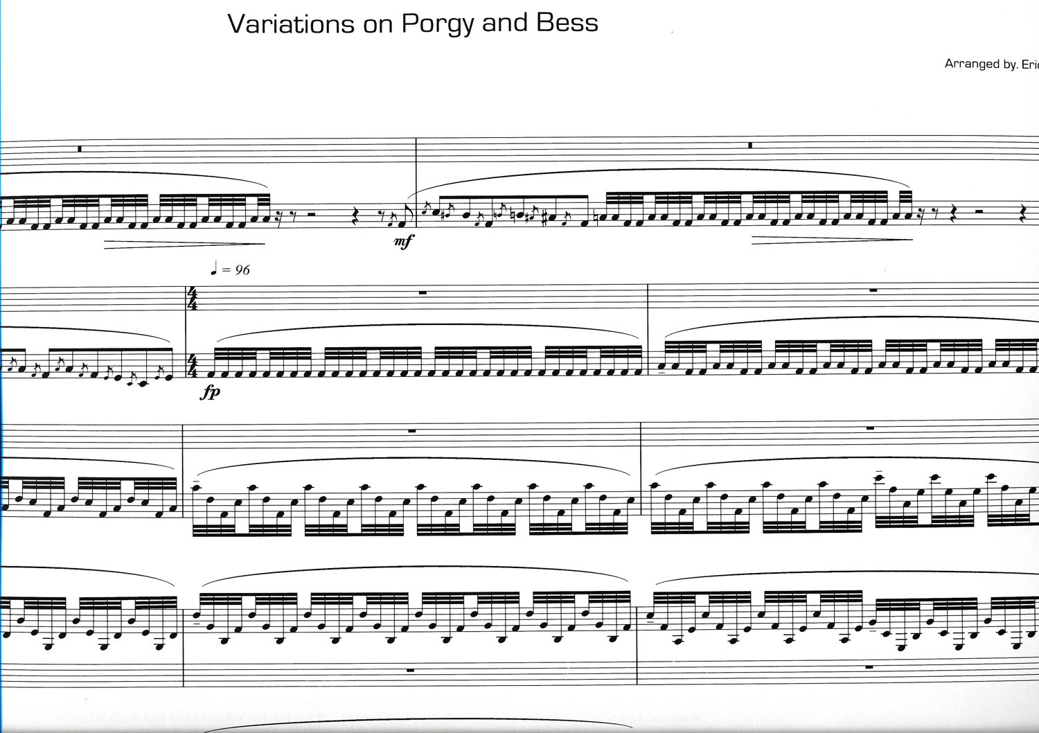 Variations on Porgy and Bess