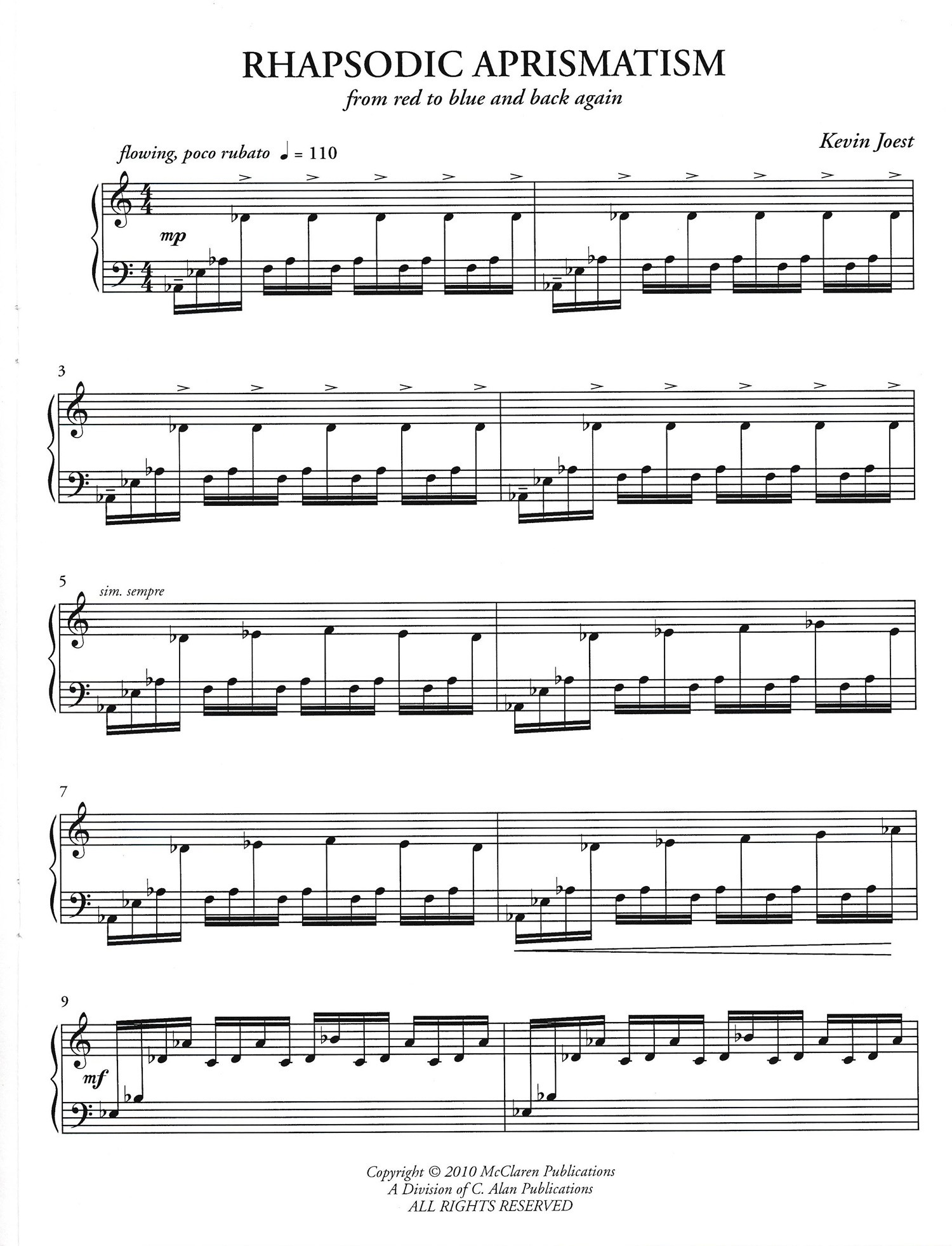 Rhapsodic Aprismatism by Kevin Joest
