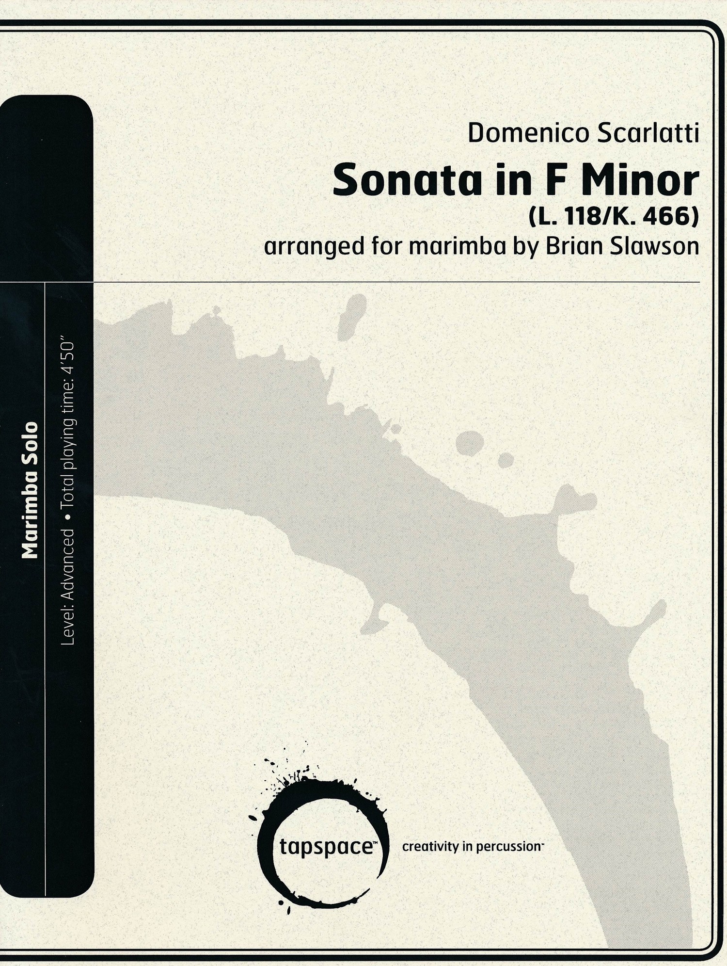 Sonata in F Minor L. 118/K. 466 by Scarlatti arr. Brian Slawson