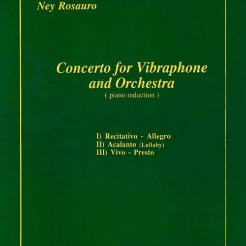 Concerto For Vibraphone And Orchestra (piano Reduction)