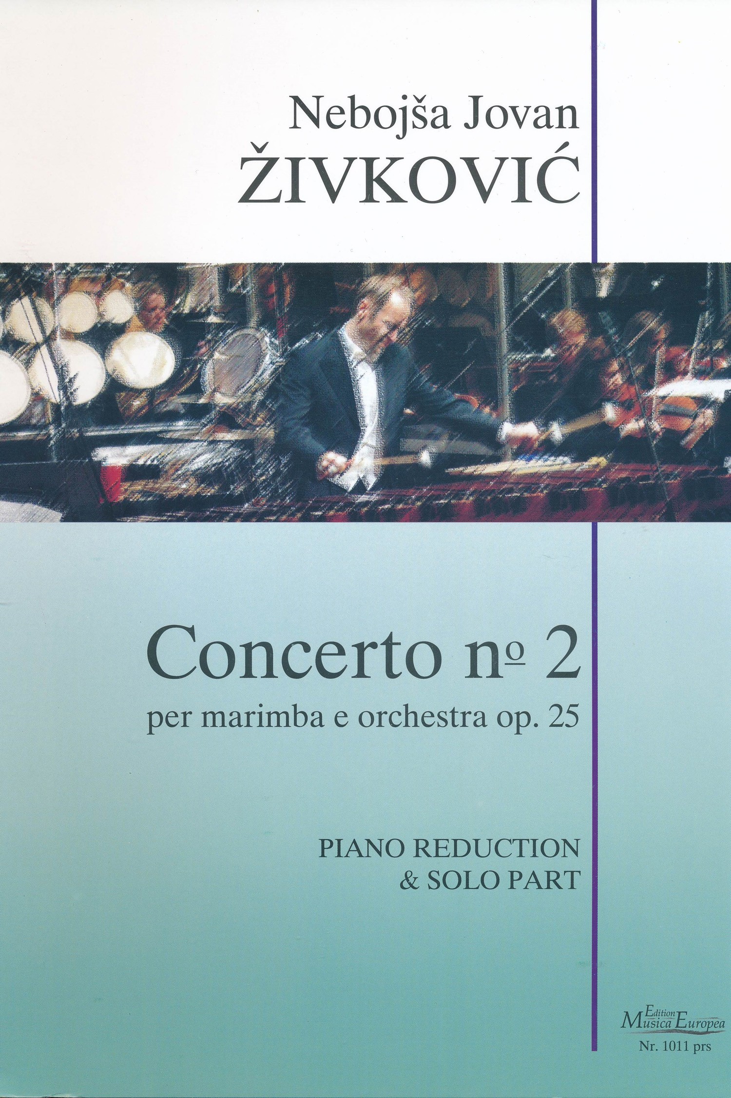 Concerto No. 2 for marimba and orchestra op.25 (Piano Red) by Nebojsa Zivkovic