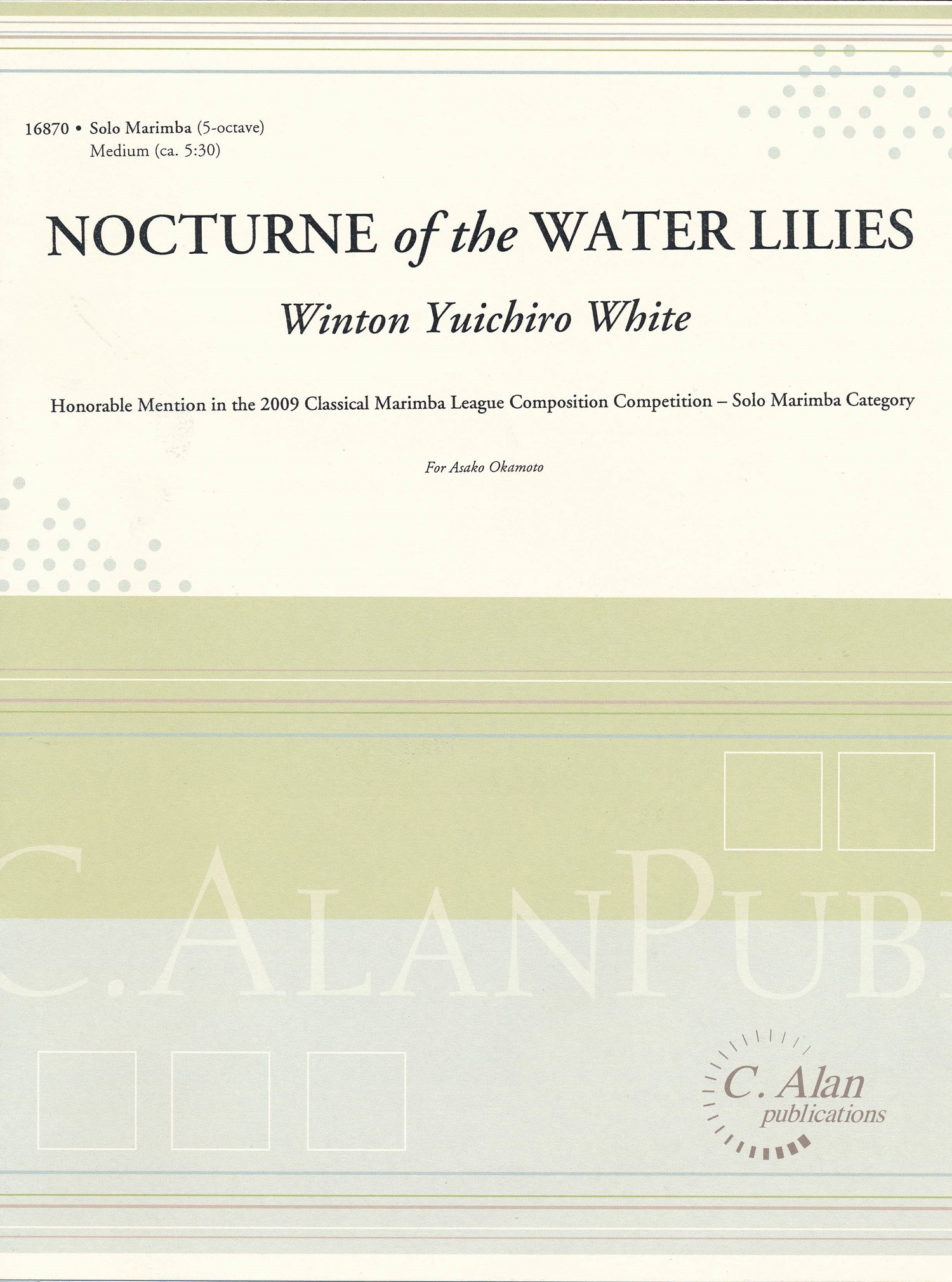 Nocturne of the Water Lilies by Winton Yuichiro White