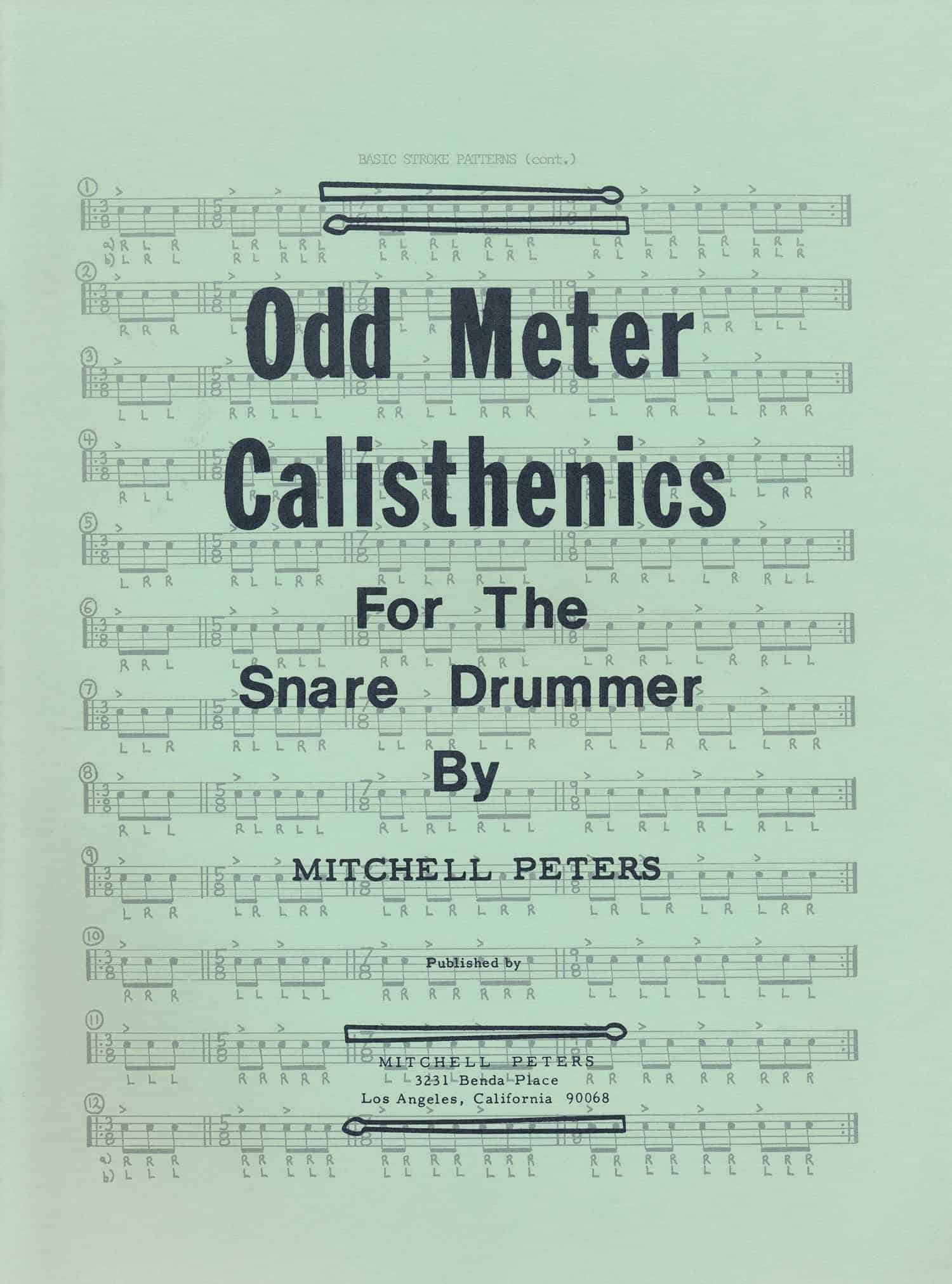 Odd Meter Calisthenics For The Snare Drummer by Mitchell Peters