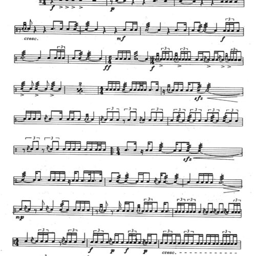 Suite For Solo Snare Drum by Michael LaRosa