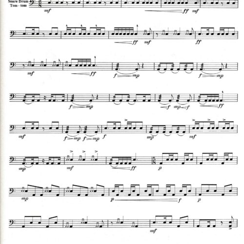3 Movements For 2 Drums