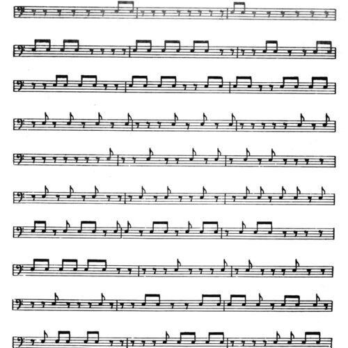 Modern Drum Studies Book 1