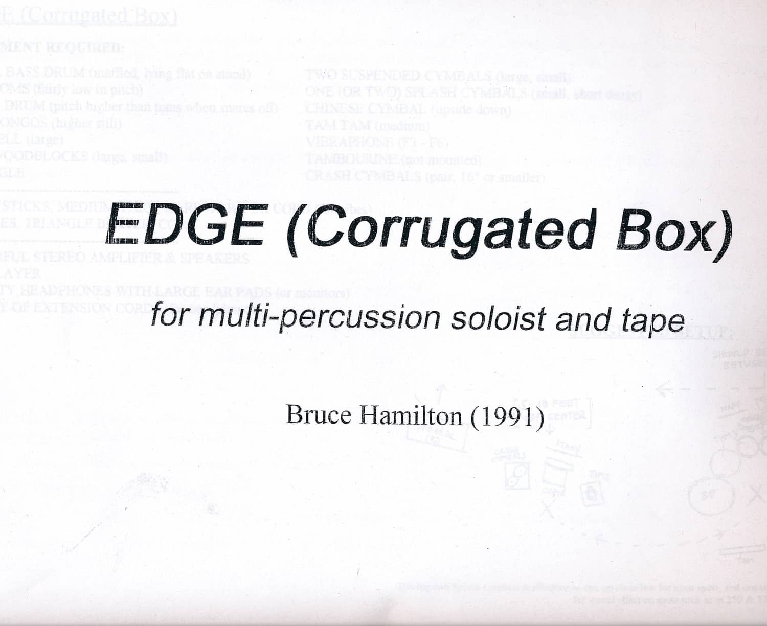 Edge (Corrugated Box)