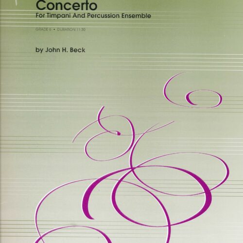Concerto for TImpani and Percussion Ensemble