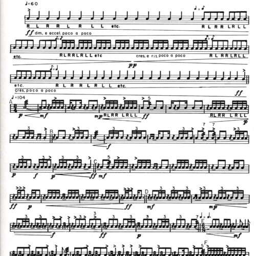 Contest Snare Drum Solo No. 1 by Alan Silverman