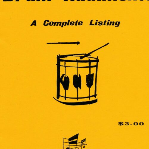 Know Your Drum Rudiments - A complete Listing