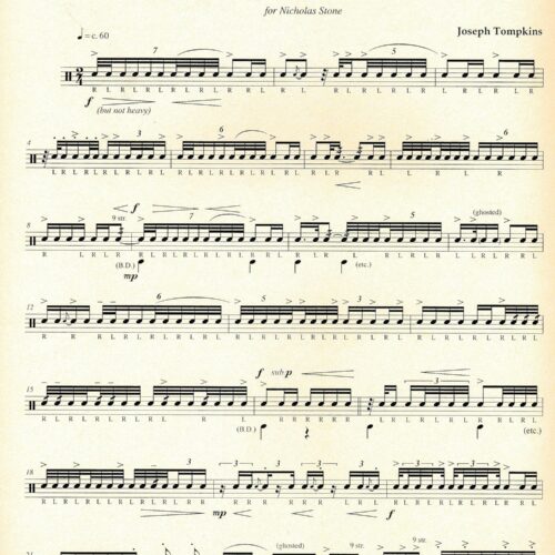 Nine French-American Rudimental Solos - Volume 2