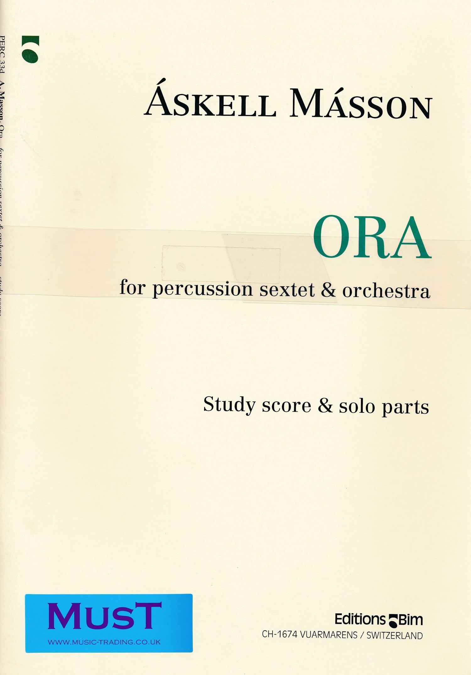 ORA (study score and solo parts)
