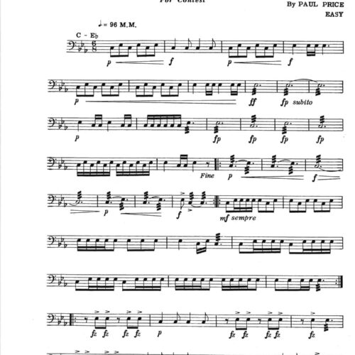 Timpani Solo No. 5 by Paul Price
