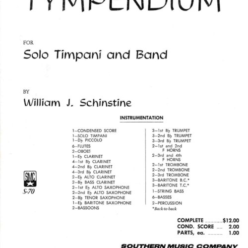 Tympendium (conductor Score)