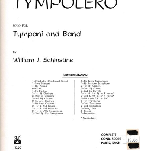 Tympolero (conductor Score)