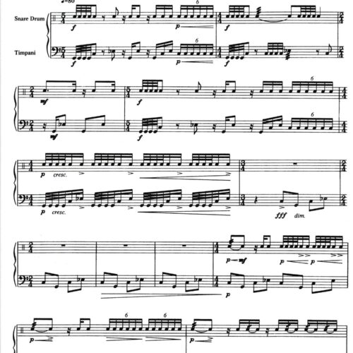 Dialogue For Snare Drum & Timpani